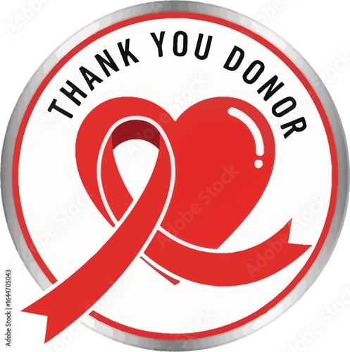 Heartfelt Appreciation for Donors Expressed Through Supportive Logo Design