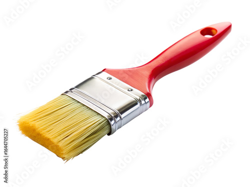 Wallpaper Mural Red paintbrush with yellow bristles isolated on transparent background Torontodigital.ca
