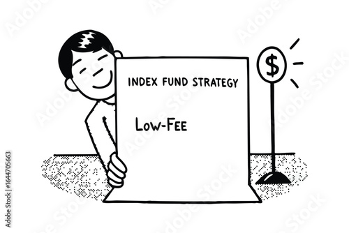 Man happy with low fee index fund strategy and investment growth