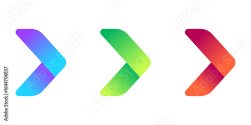 Gradient Arrows Vector Set – Modern UI Icons for Branding & Infographics