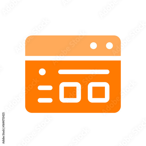 dashboard orange icon