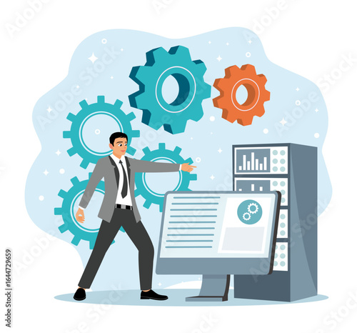 Entrepreneurs explain workflow automation using technology and tools.