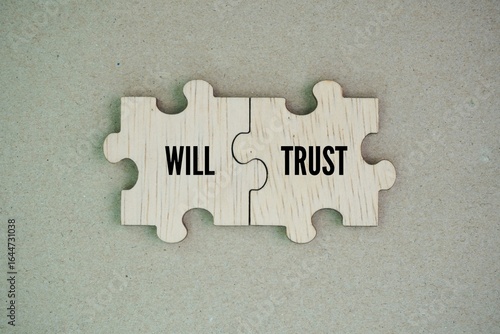 Wooden puzzle with the words will and trust. living trust might be more than you need for your situation, but it can be a great tool if you have a larger or more complex estate.