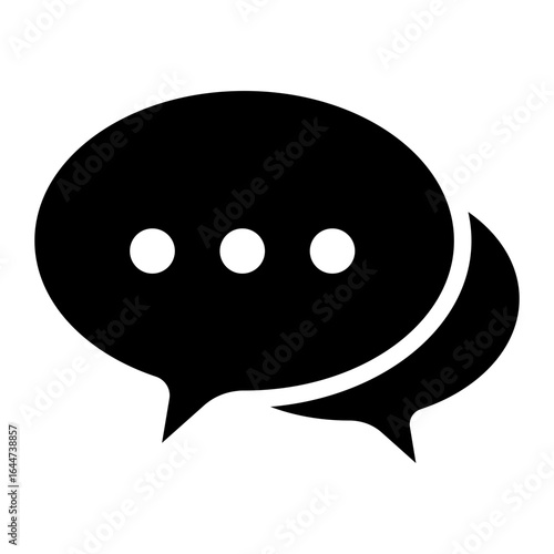 chat box gliph icons