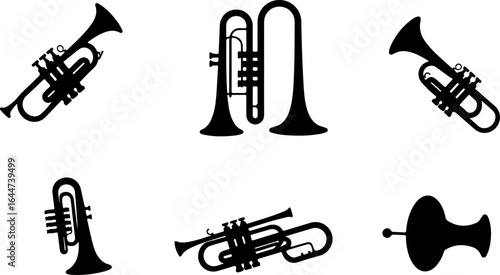"Brass Echo: Thet, musician, jazz, horn, band, music,  Players" vector bundle