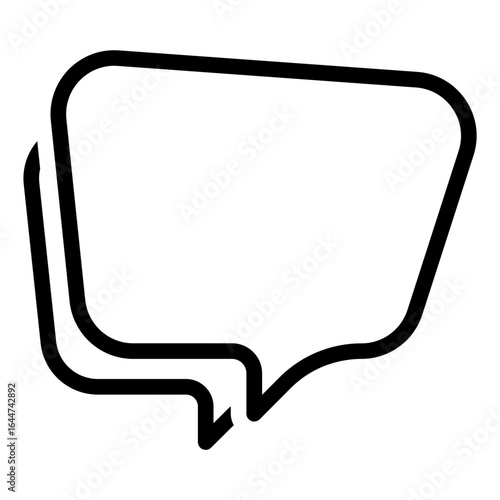 chat box line icon