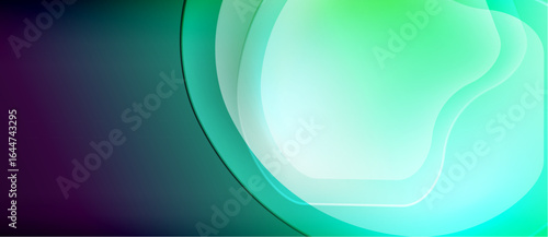 Abstract fluid shapes, vibrant colors blend. Smooth gradients create dynamic visual effect. Modern design, soft lighting, calming aesthetic.