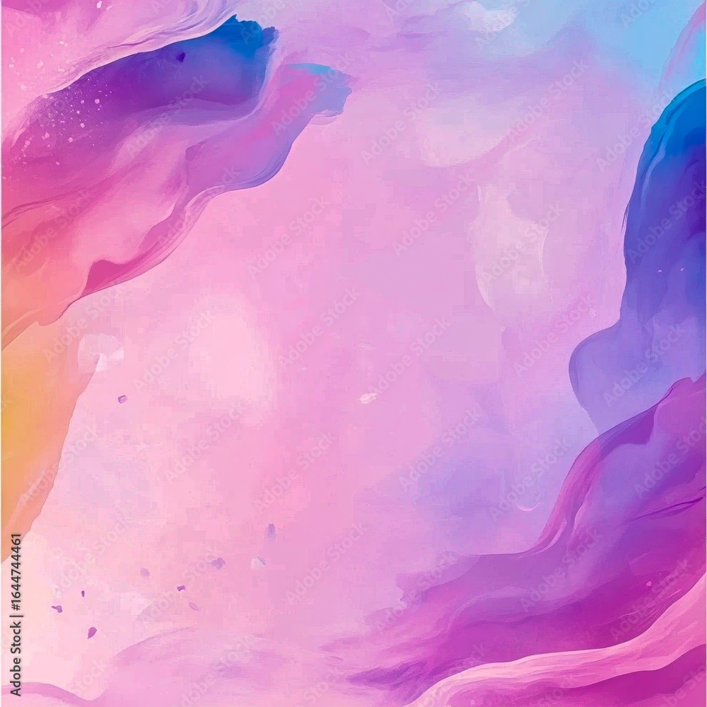 Fototapeta premium soft zen gradients and airy brush strokes enclosed by a delicate ambient border peaceful and mesmerizing
