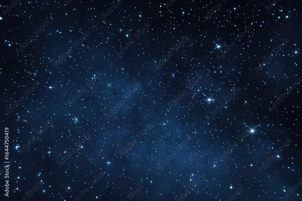 Fototapeta premium Starry night sky, deep space, cosmic nebula