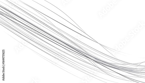 Wallpaper Mural Abstract wavy lines Torontodigital.ca