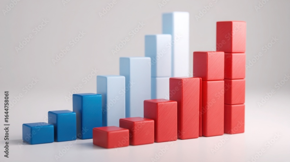 Minimalistic bar chart displaying economic growth drivers and key indicators for financial analysis and insights Minimalistic bar chart displaying economic growth drivers and key indicators for financial analysis and insights