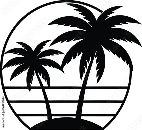 palm tree silhouette