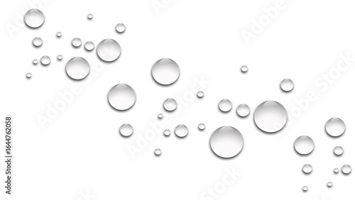 Wallpaper Mural water drops on blue background Torontodigital.ca