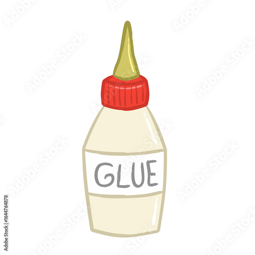 Glue Bottle Illustration