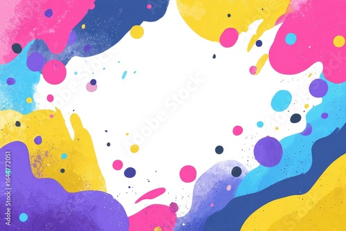 Abstract painted frame