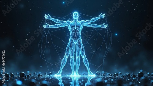 Technology Human Vitruvius Scene