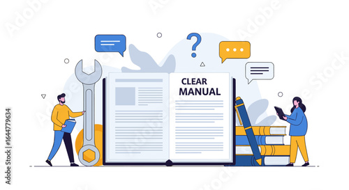 Guide to understanding and following clear manual instructions for effective problem solving and process completion