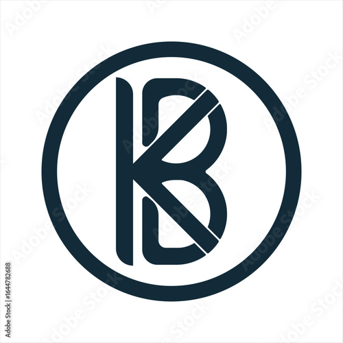 Abstract Emblem: A simple, clean emblem featuring an abstract letter design, rendered in a dark hue against a neutral backdrop.