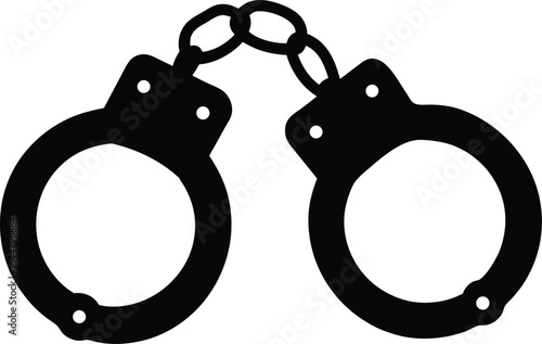 Handcuffs Silhouette Icon