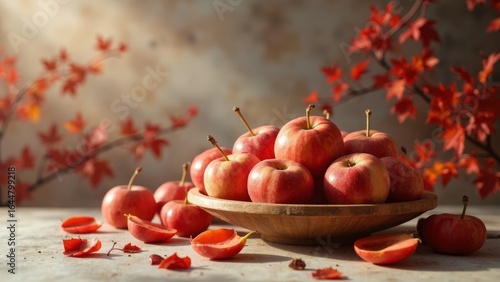 Red Fruit Combination Art Plate Pattern