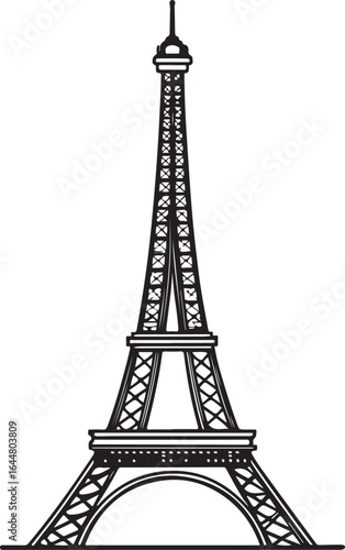 Iconic European Landmark Illustration