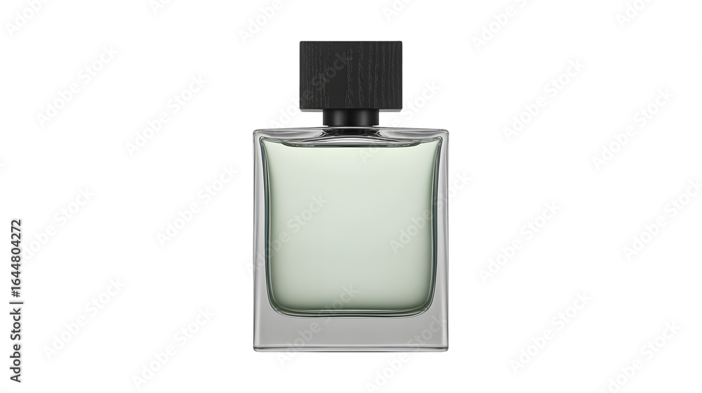 Elegant perfume bottle with wooden cap, perfect for luxury fragrance branding Elegant perfume bottle with wooden cap, perfect for luxury fragrance branding