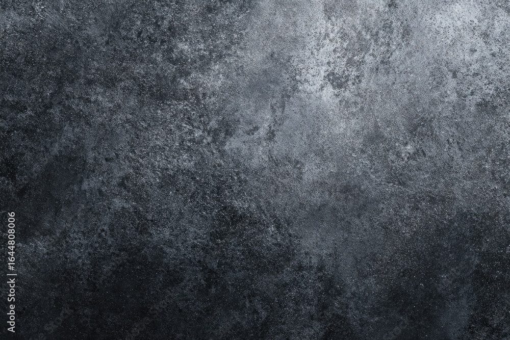Fototapeta premium Dark, textured surface with varied shades of gray