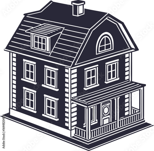 sketch of house