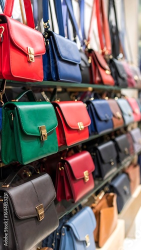 Wallpaper Mural Colorful handbags on store shelves Torontodigital.ca