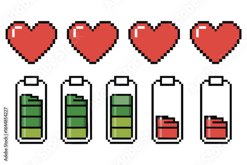 Pixel Art Game Assets: Icons and UI Elements for RPG and Adventure Games