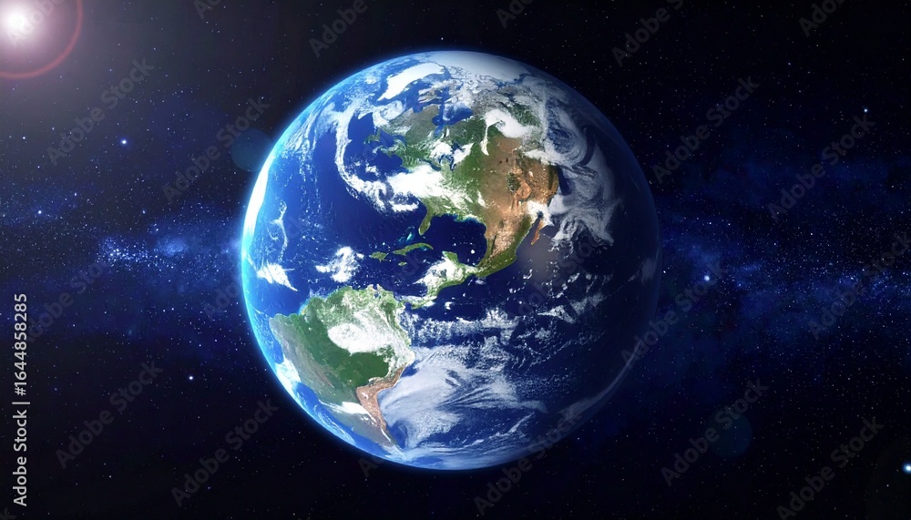Fototapeta premium earth and moon