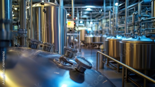 In a dairy processing plant, raw milk is first tested for quality before being pasteurized at high temperatures to eliminate harmful bacteria, ensuring safe consumption for consumers