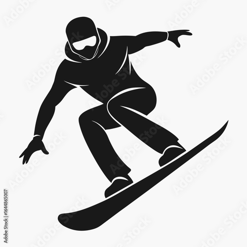 snowboarder jumping high