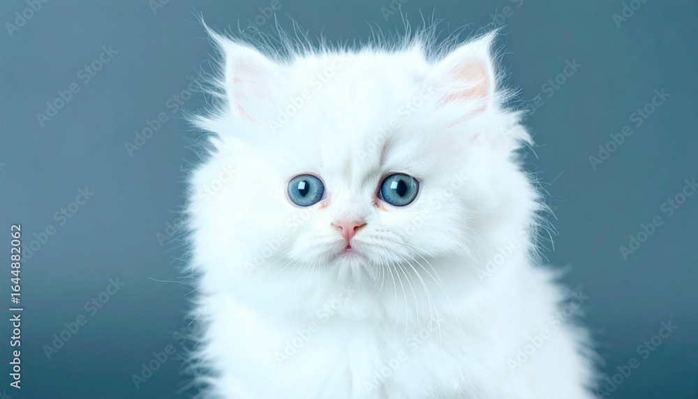 ふわふわの白猫 ふわふわの白猫