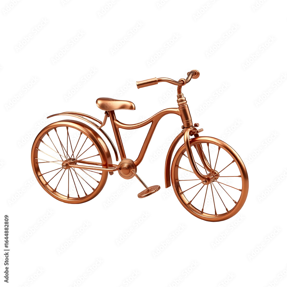 Fototapeta premium Copper Bicycle Ornament