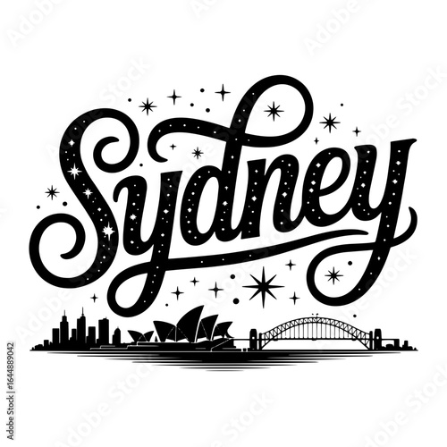Sydney skyline illustration featuring iconic landmarks in a bold, artistic style representing the vibrant culture of the city
