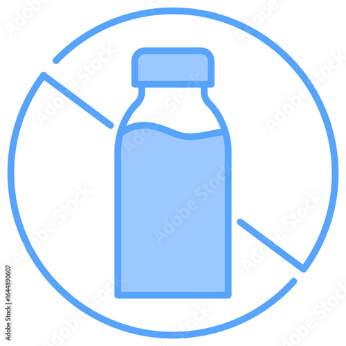 Lactose Free Blue Icon