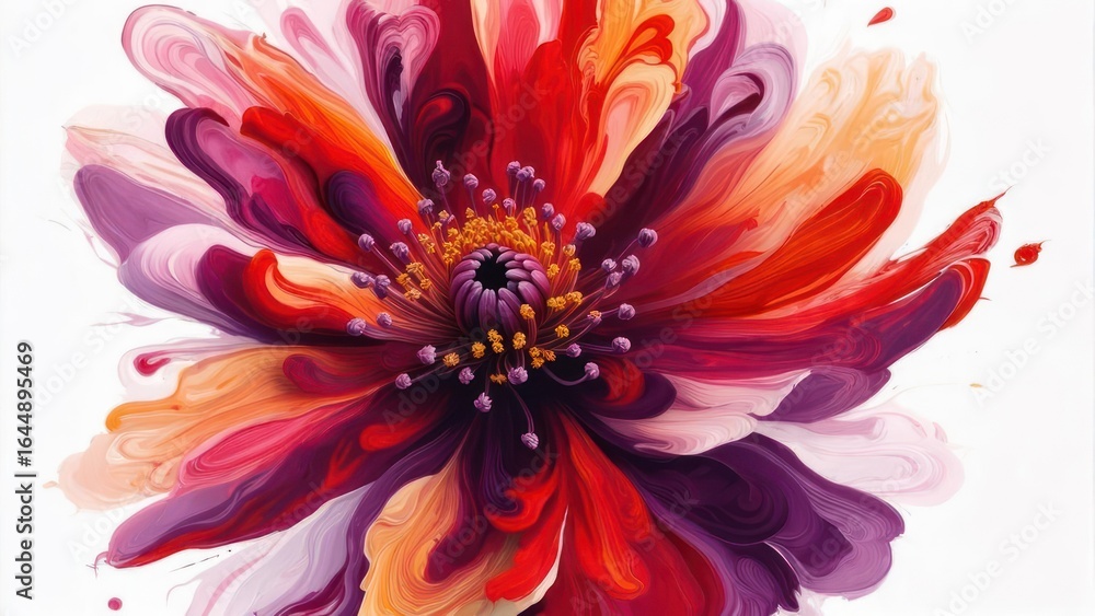 Obraz premium Abstract flower explosion