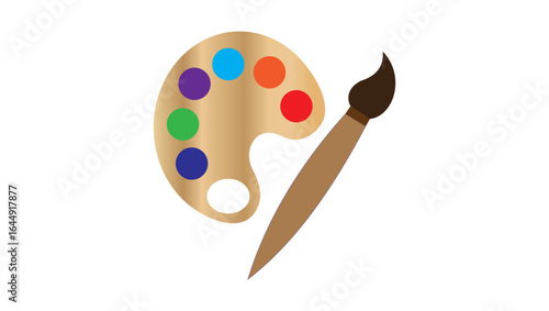 Paint Palette and Brushes | Art Supplies