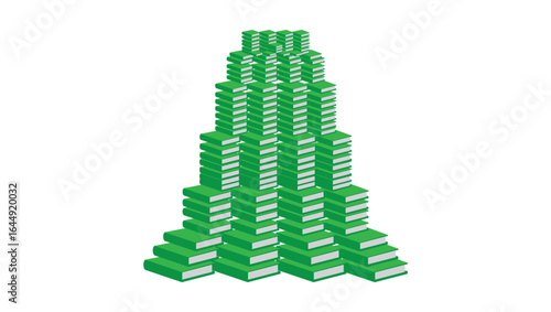 Tree Made of Books | Education and Growth Icon