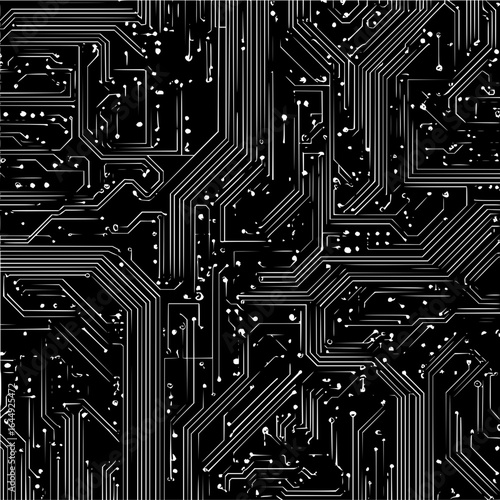 Circuit board technology background vector illustration motherboard electronic computer design system network 100
