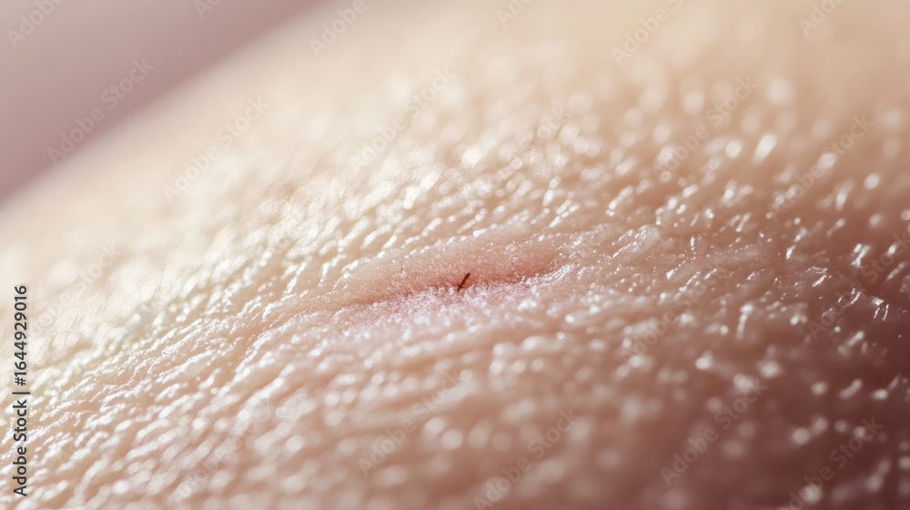 Fototapeta premium Close-up view of human skin texture.