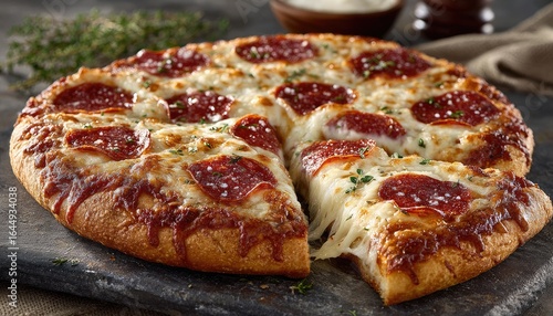 Wallpaper Mural Pepperoni Pizza Ready to Eat Torontodigital.ca