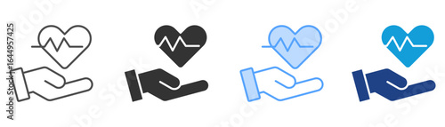 Wellness Icon Set Multiple Style Collection