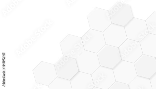 Abstract background with white or gray hexagon, chic and modern marble hexagon pattern, shiny black background ideas for your design banners, seamless pattern of black hexagon grid line.