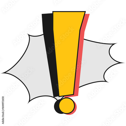 comic style exclamation mark