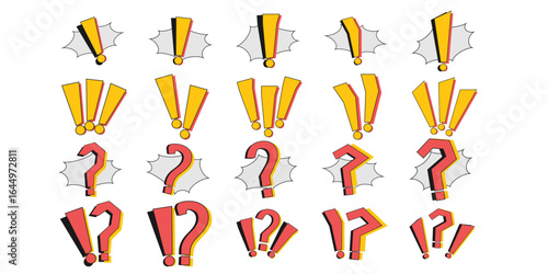 comic style exclamation mark