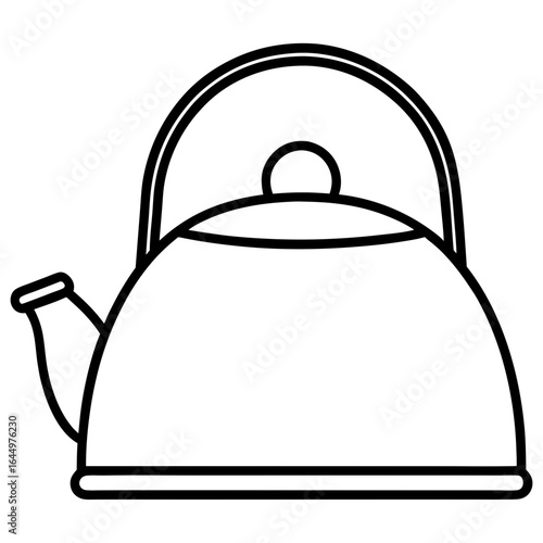 teapot on a white background