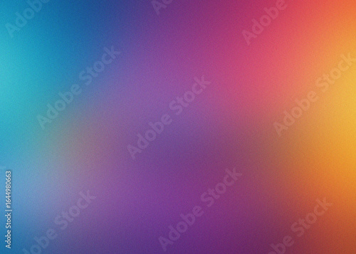 Vibrant gradient background blue purple pink orange abstract blur for business, web, banner and presentation design