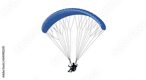Find the best paragliding experience with blue paraglide wing